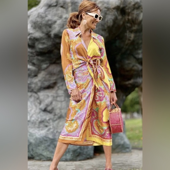 Zara Multicolor Patterned skirt - Picture 2 of 16